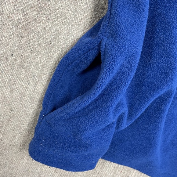 vintage New york Giants sweatshirt mens large 2000 y2k NFL 1/4 zip - Picture 4 of 10